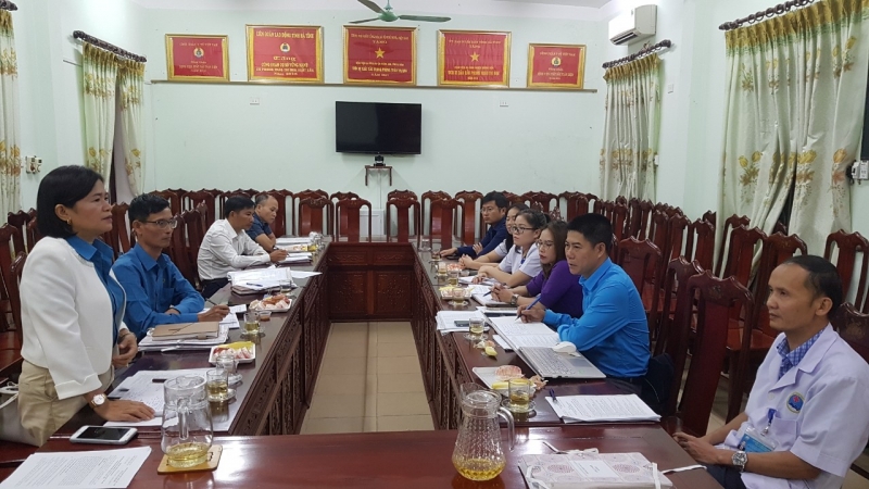 Hương Sơn: Tăng cường công tác kiểm tra, giám sát hoạt động công đoàn cơ sở